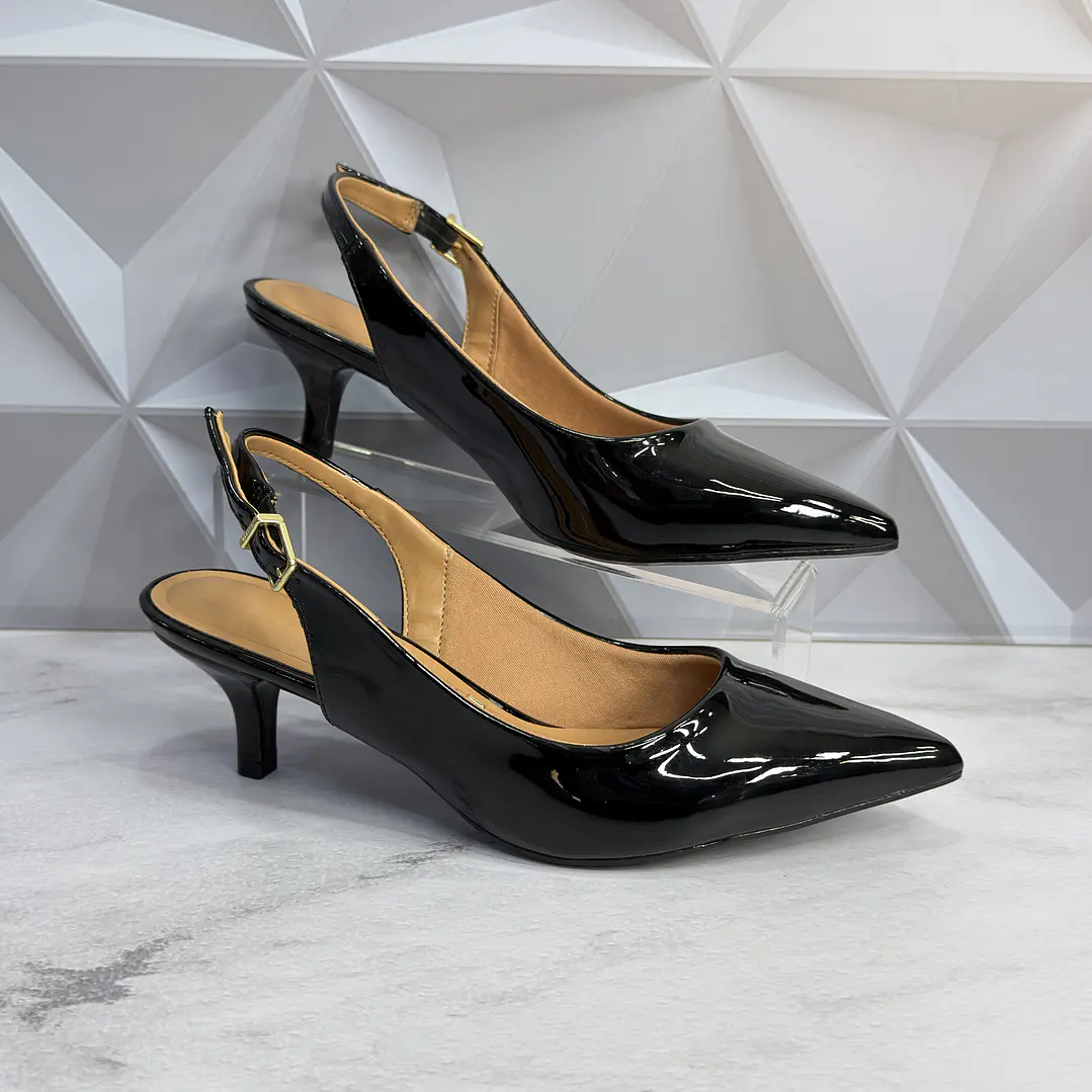 STILETTO DESTALONADO NEGRO VIZZANO  2