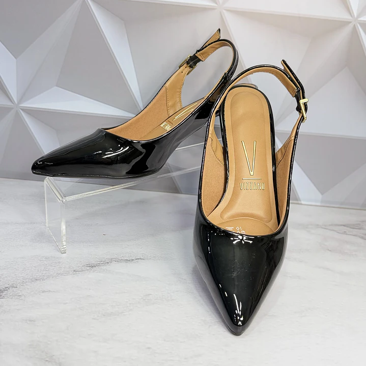 STILETTO DESTALONADO NEGRO VIZZANO  5