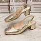 ZAPATO MERCY DORADO FOLIA  - thumbnail 3