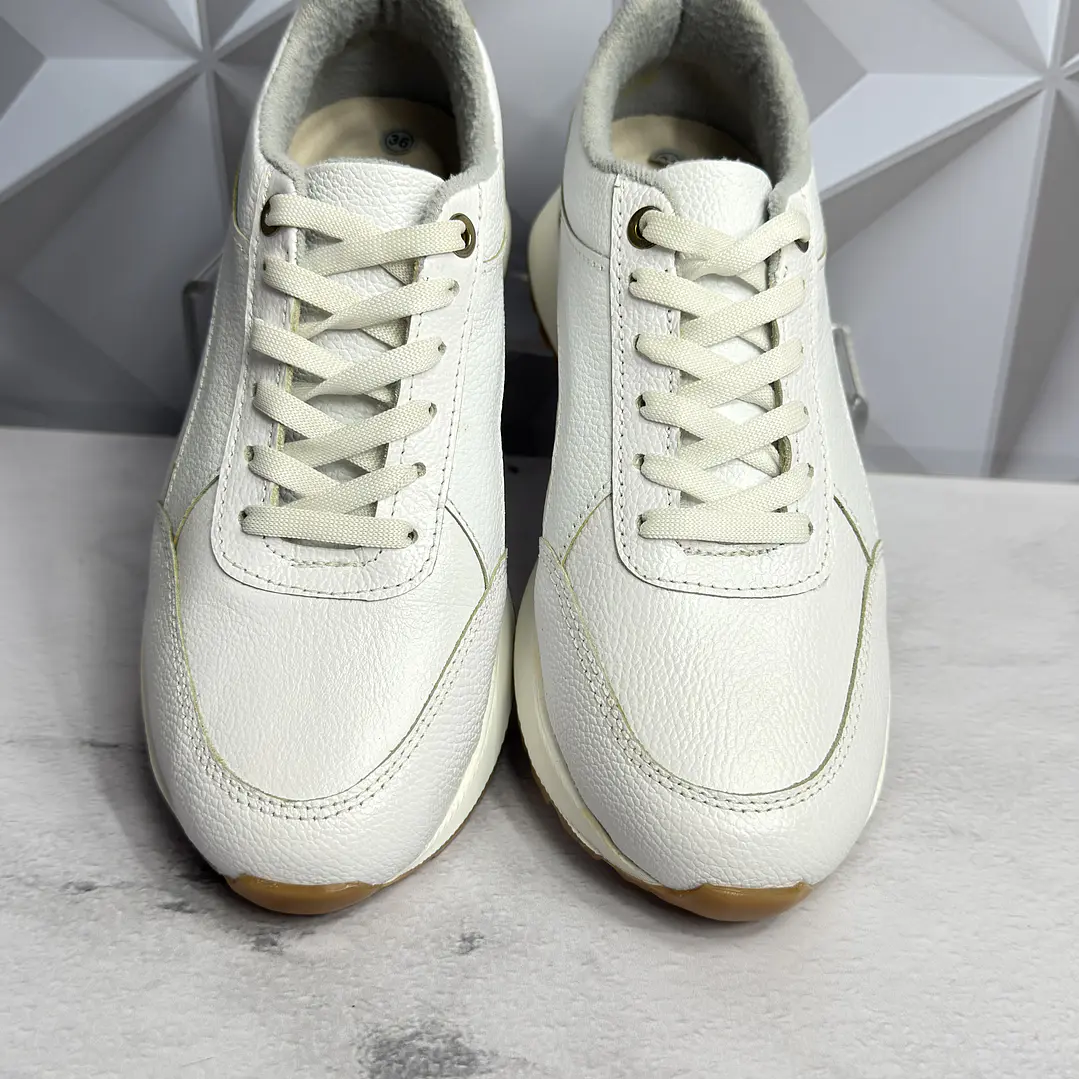 TENNIS BLANCO EN CUERO. 3