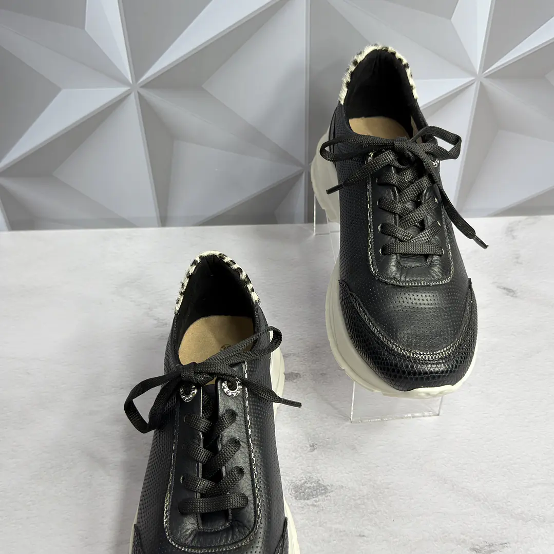 TENNIS NEGRO CON FOLIA ITALIANA  3