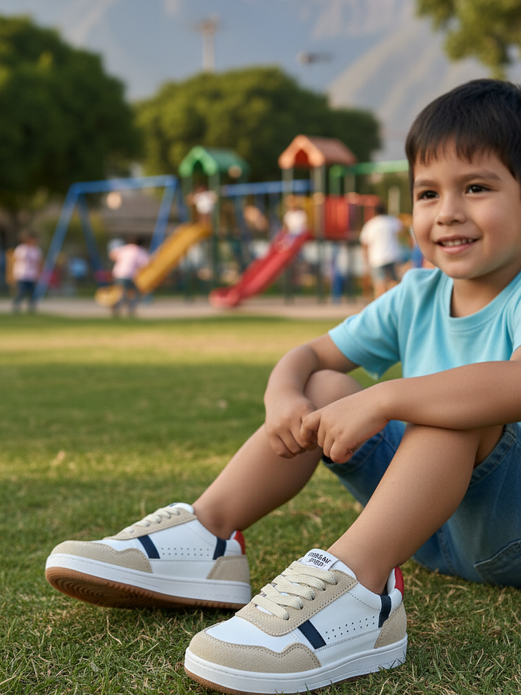 Zapatilla de Niño tricolor 3