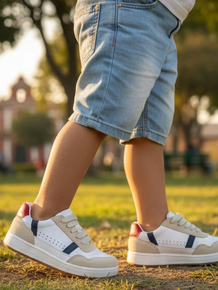 Zapatilla de Niño tricolor 2