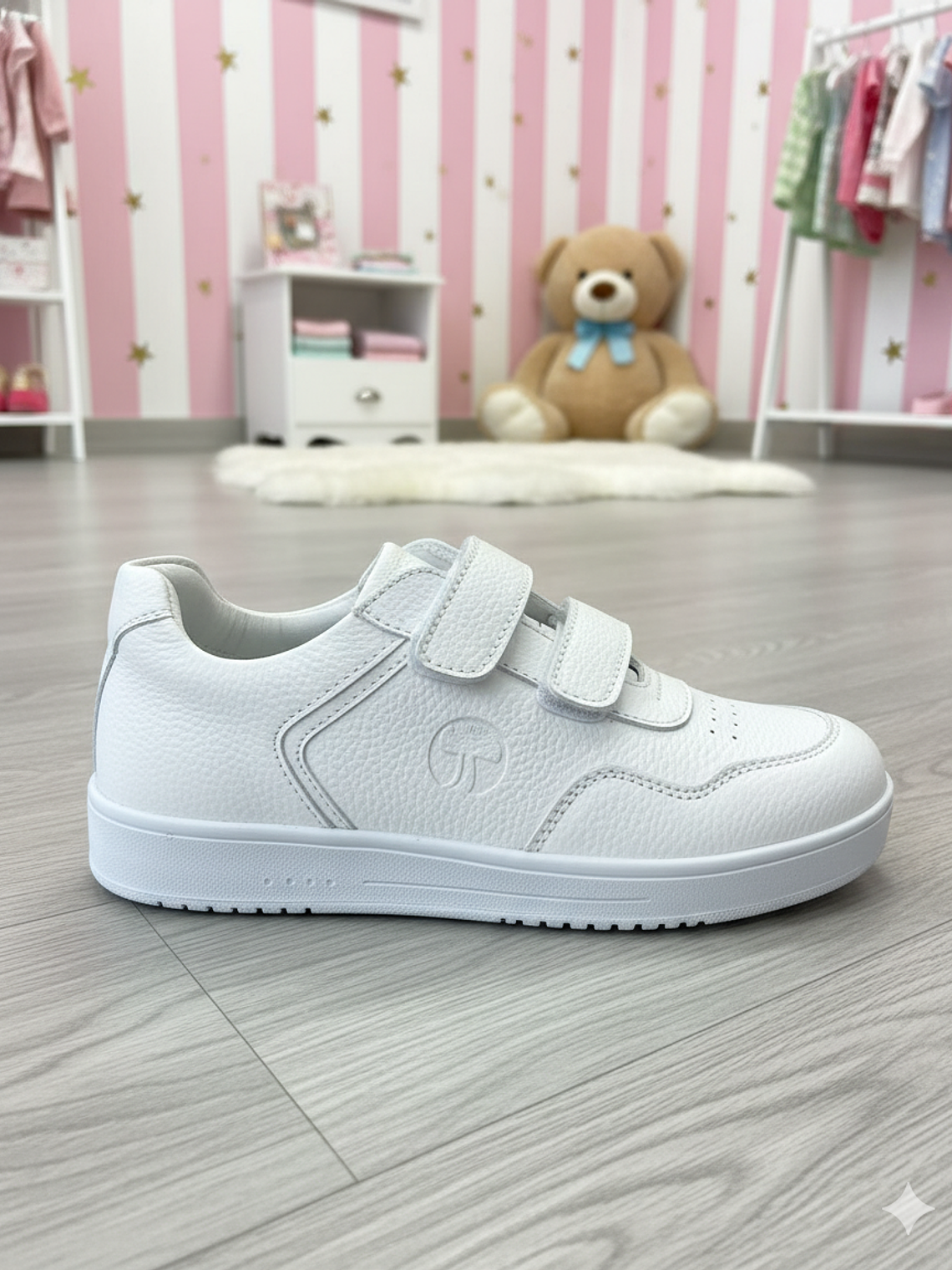 Zapatilla blanca unisex 1