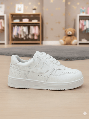 Zapatilla blanca unisex