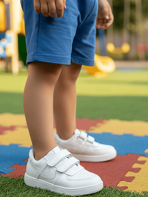 Zapatilla blanca unisex