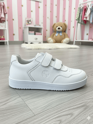 Zapatilla blanca unisex