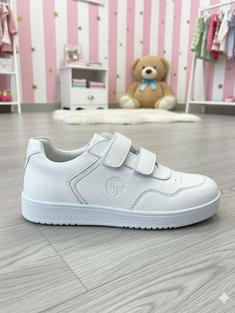 Zapatilla blanca unisex 1