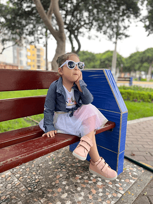 Botín de Niña con velcro