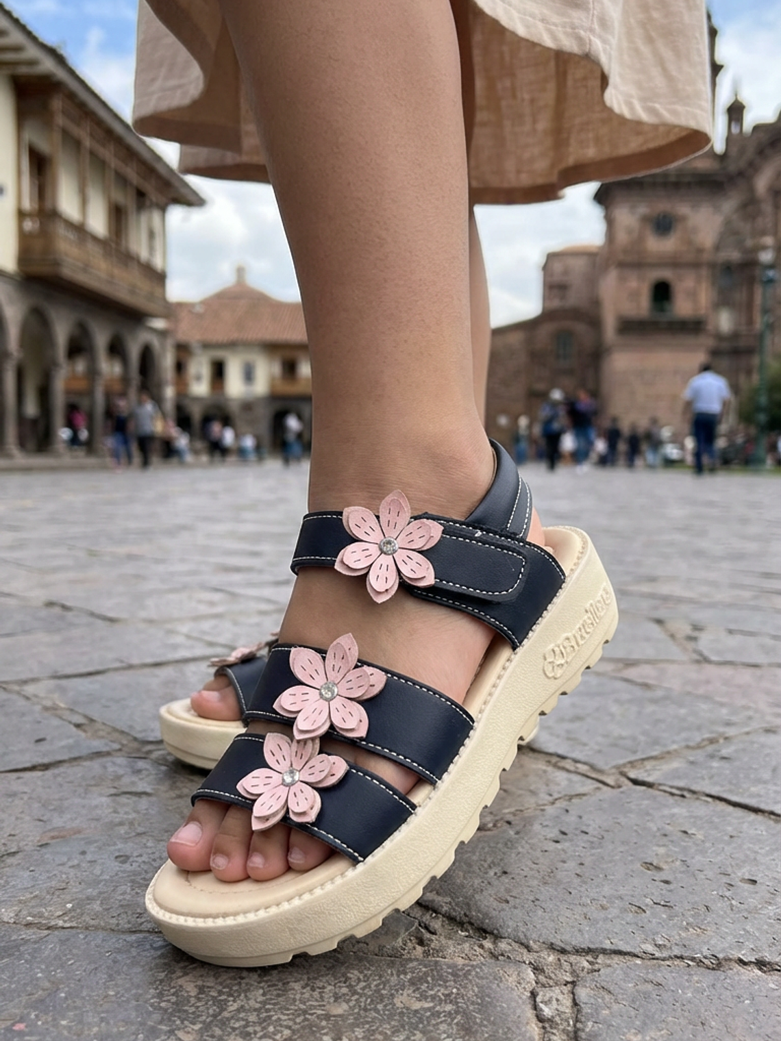 Sandalia de Niña con velcro 3