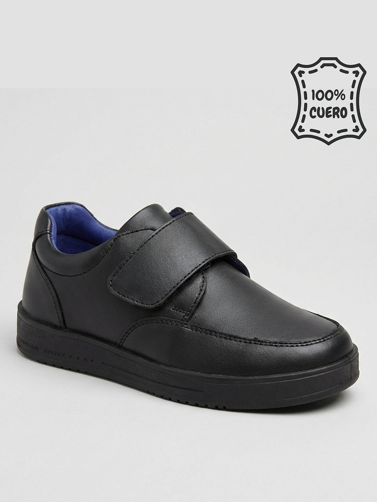 Zapato escolar Niño con velcro 1
