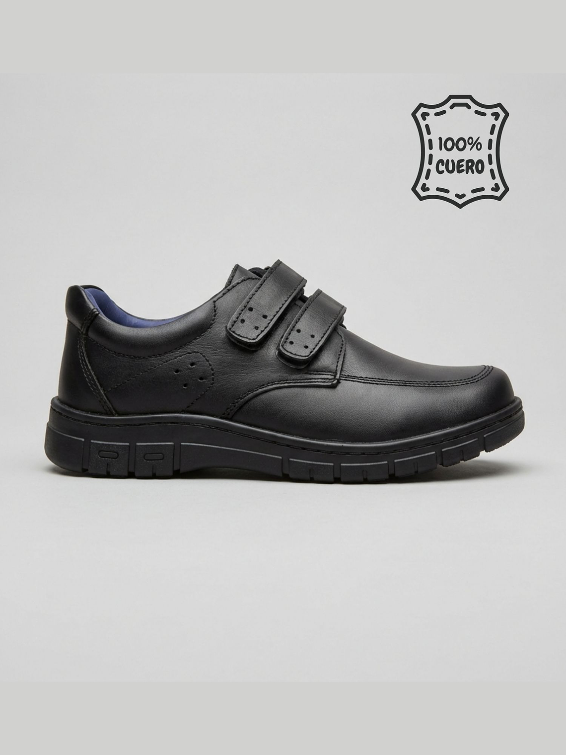 Zapato escolar Niño con velcro 1