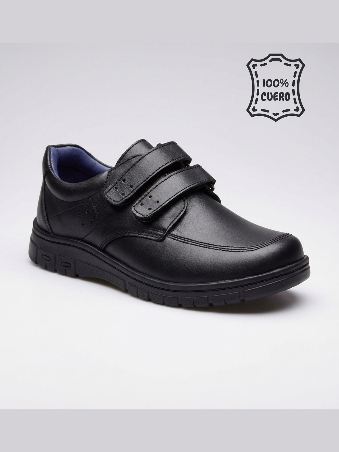 Zapato escolar Niño con velcro 2