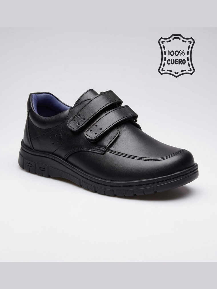 Zapato escolar Niño con velcro 2
