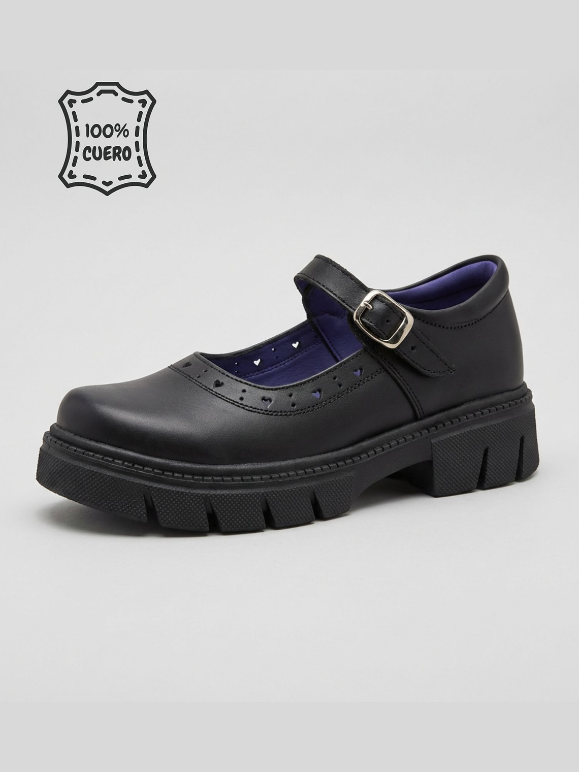 Zapato escolar de Niña con plataforma 1