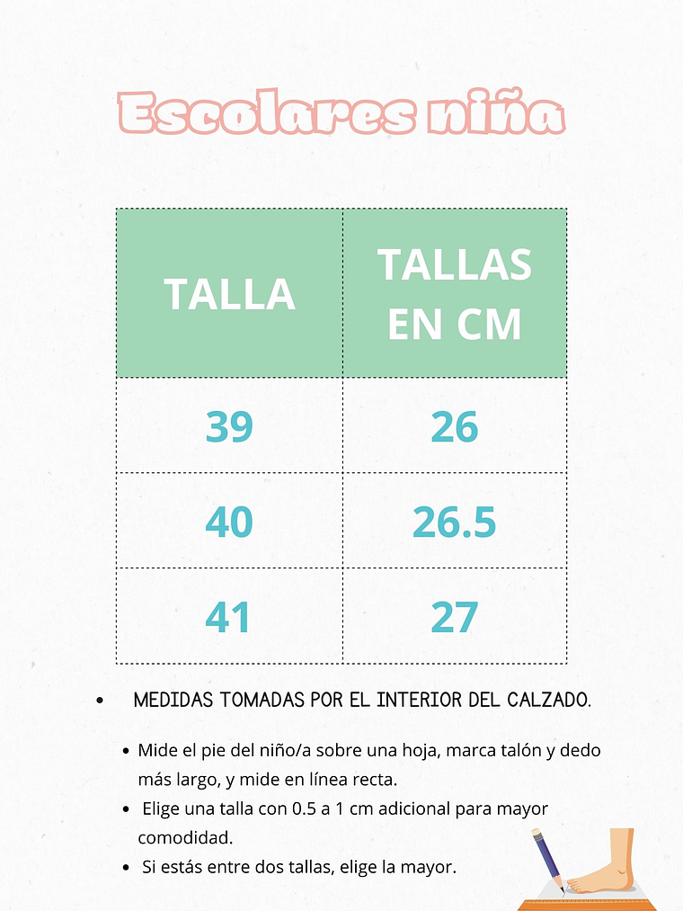 Zapato escolar de Niña  3