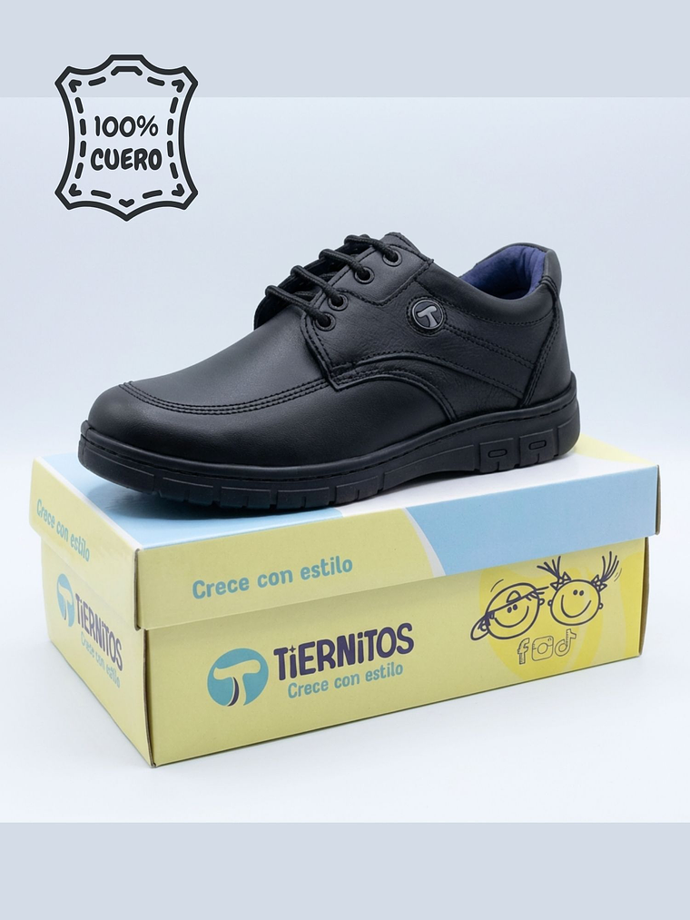 Zapato escolar de Niño Cuero 4