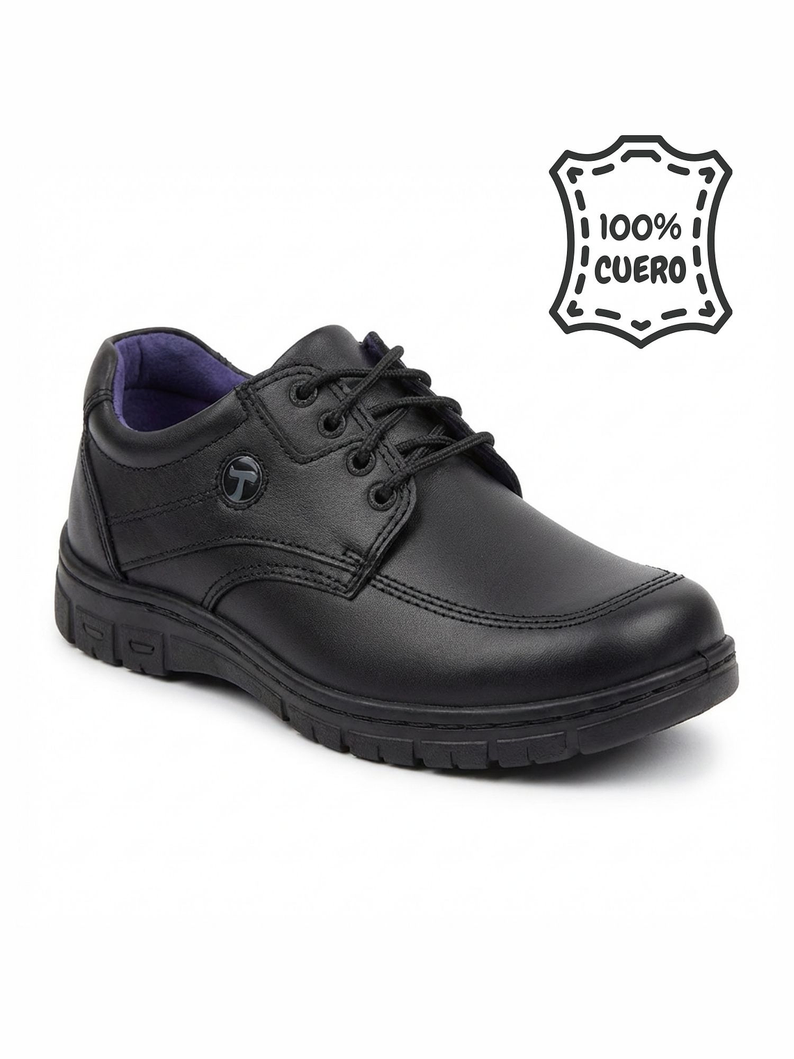 Zapato escolar de Niño Cuero 1