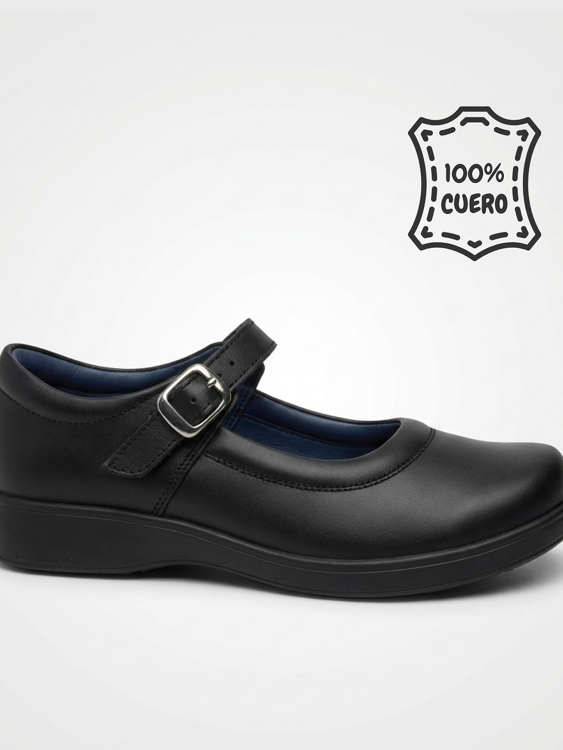 Zapato escolar de Niña Cuero 1