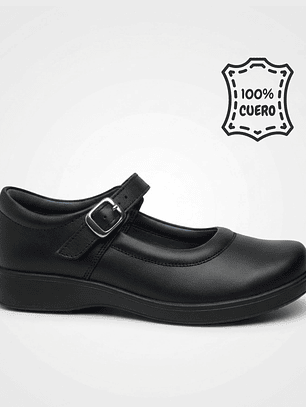 Zapato escolar de Niña Cuero