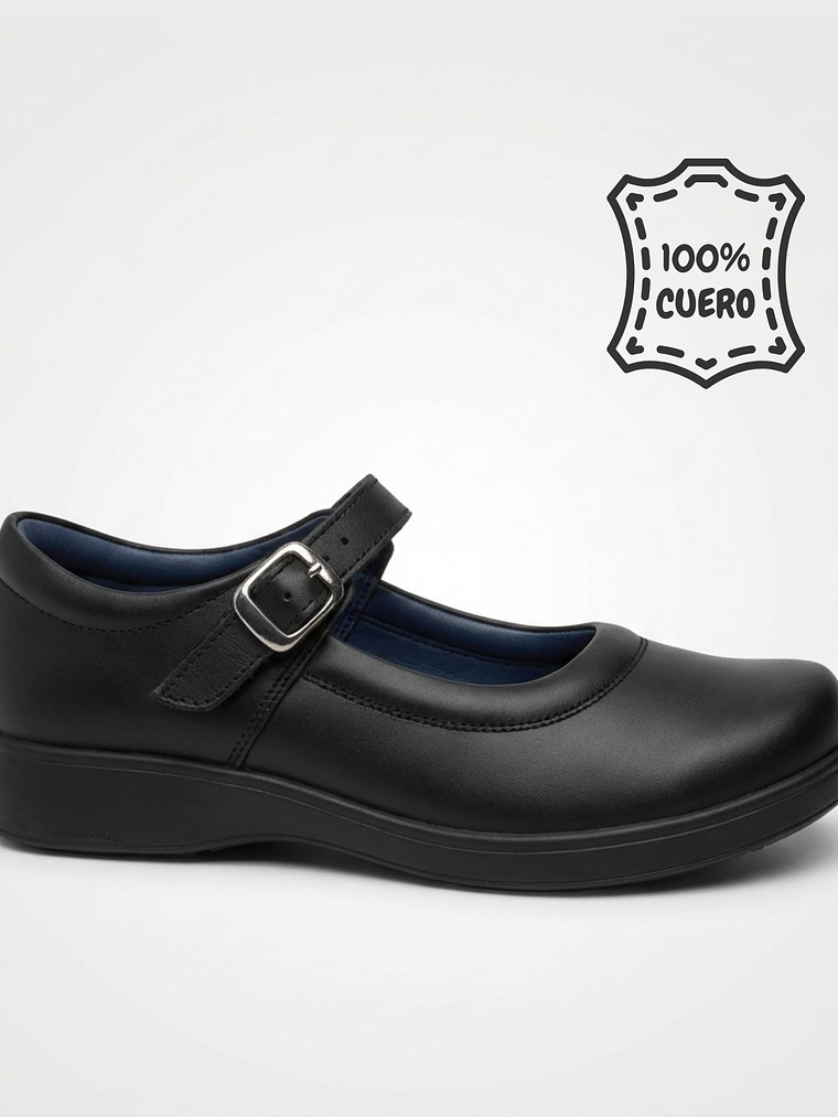 Zapato escolar de Niña Cuero 1