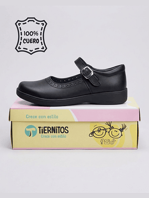 Zapato escolar de Niña Cuero