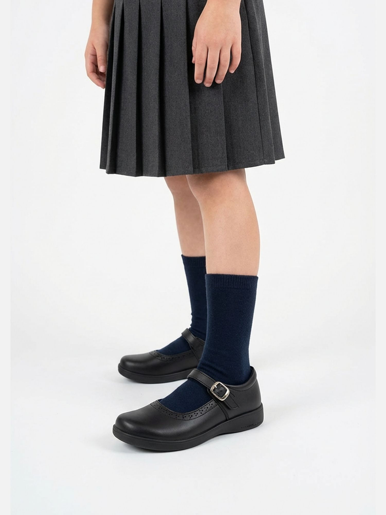 Zapato escolar de Niña Cuero 2