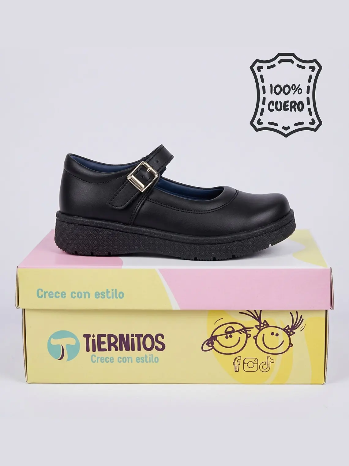 Zapato escolar Niña con plataforma 2