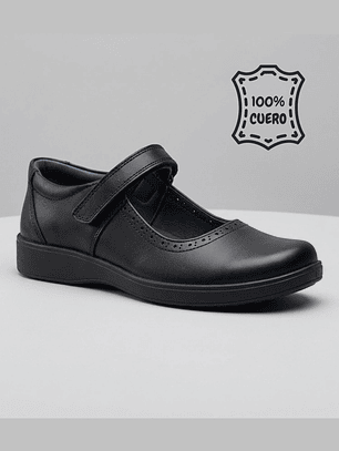 Zapato escolar de Niña Cuero