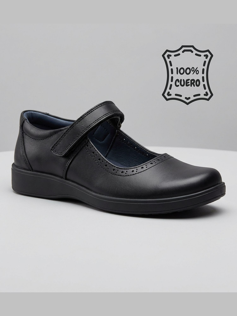 Zapato escolar de Niña Cuero 2