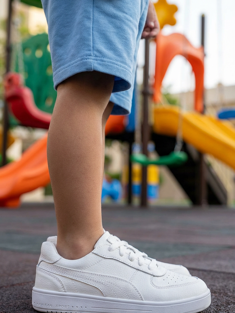 Zapatilla blanca Unisex 2