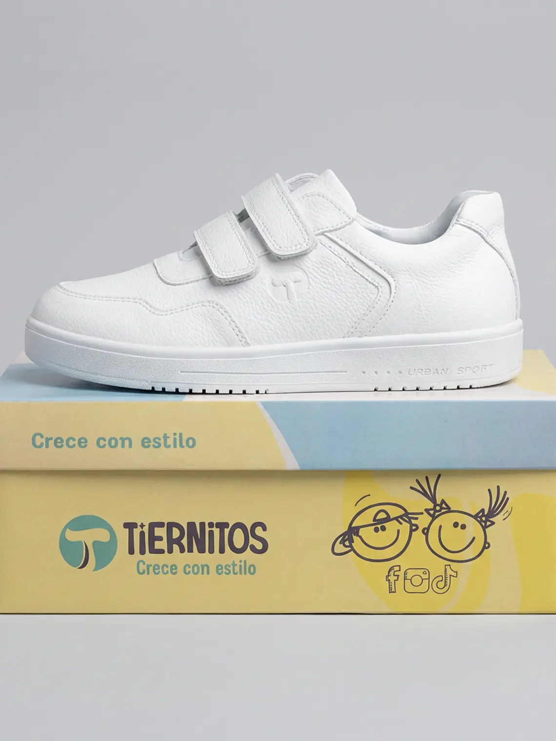 Zapatilla blanca Unisex 1