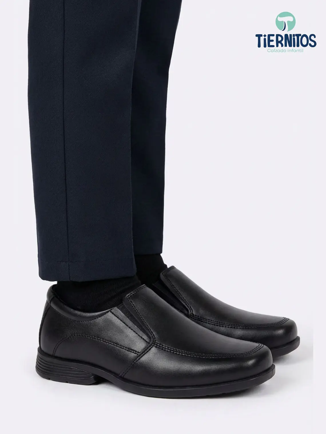 Zapato escolar de Niño con elástico  2