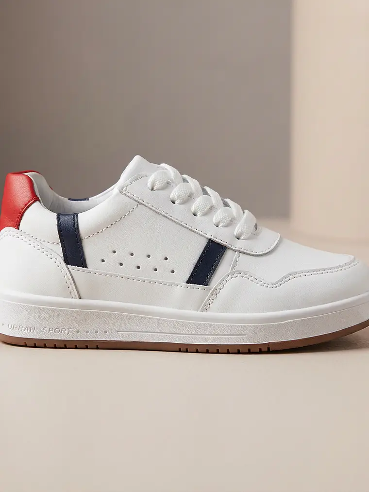 Zapatilla blanca unisex 1