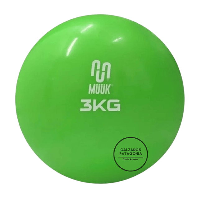 BALON MEDICINAL MUUK DE SILICONA SOFT 3 KG