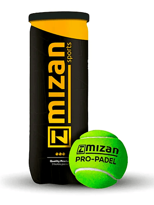 PELOTA DE PADEL 3 UNIDADES 