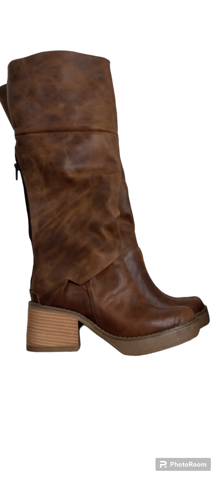 Bota Mujer de cuero Modelo Javiera
