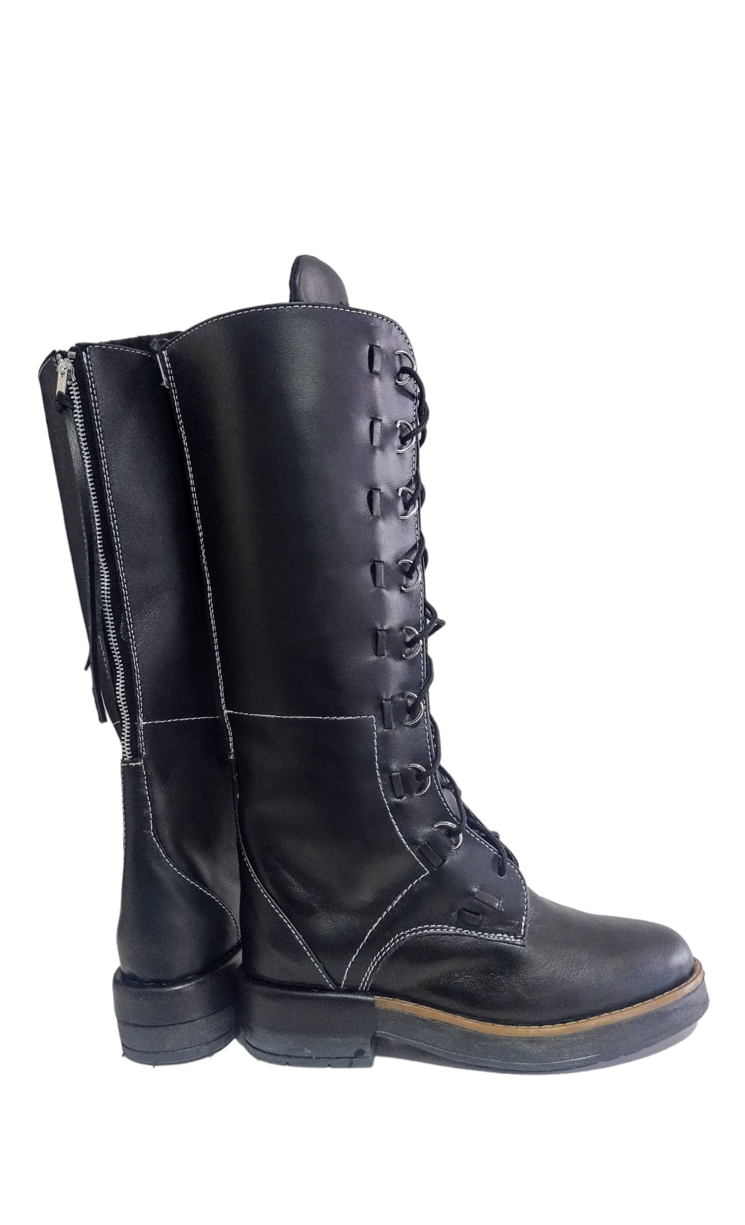 BOTA MILITAR MUJER NEGRO