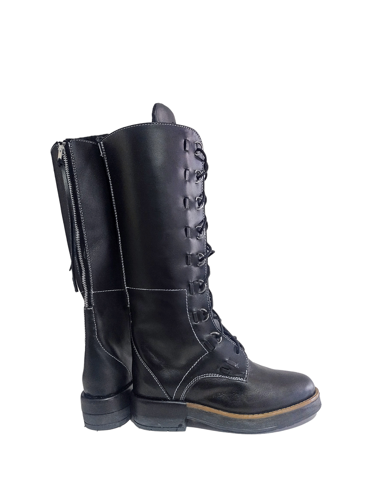 BOTA MILITAR MUJER NEGRO 1