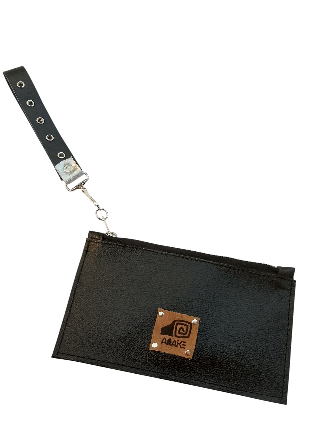 BILLETERA MUJER CUERO NEGRO GRANO 1