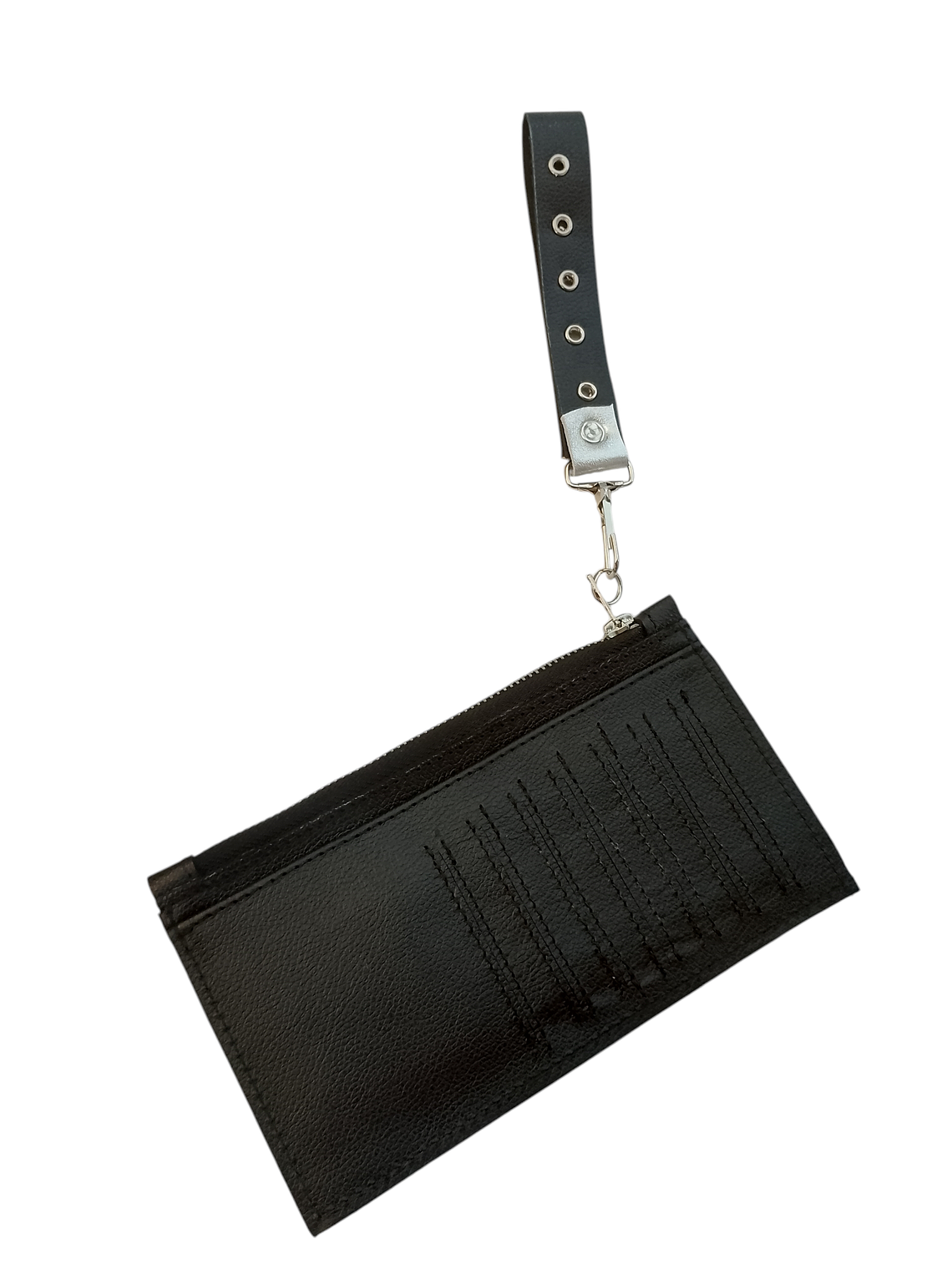 BILLETERA MUJER CUERO NEGRO GRANO 2