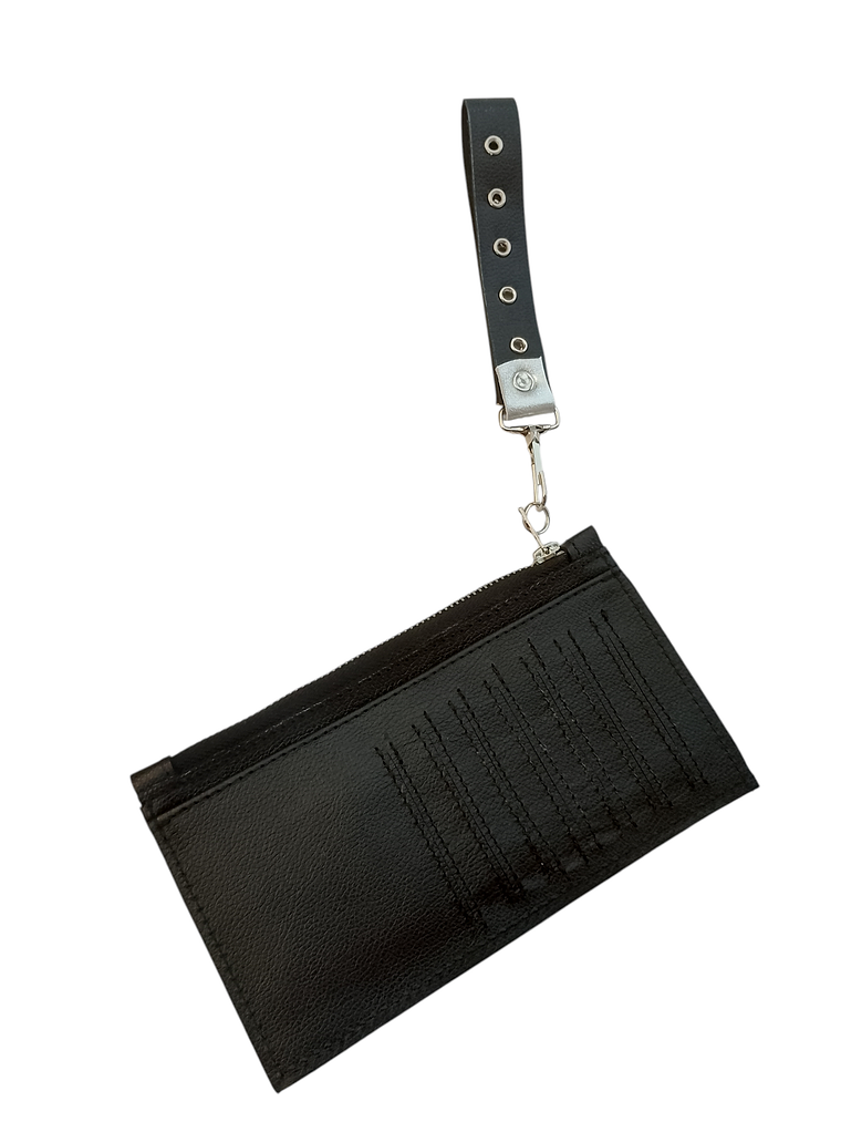 BILLETERA MUJER CUERO NEGRO GRANO 2