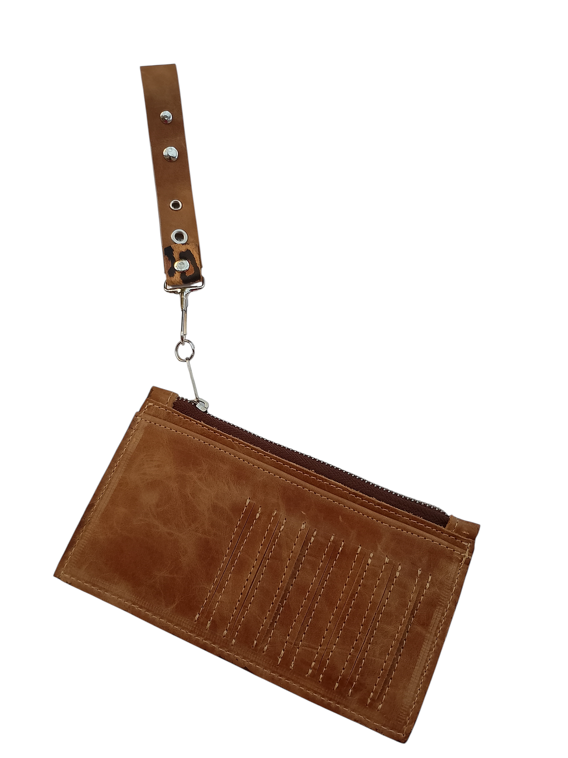 BILLETERA MUJER CUERO CAMEL 2