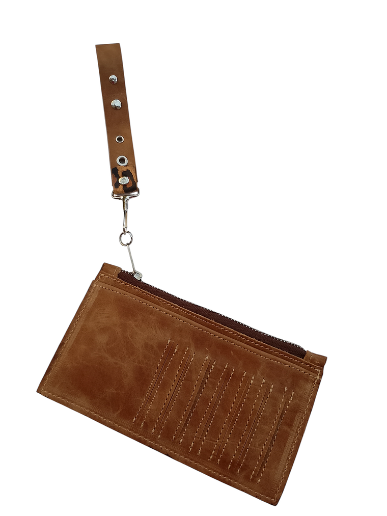 BILLETERA MUJER CUERO CAMEL 2