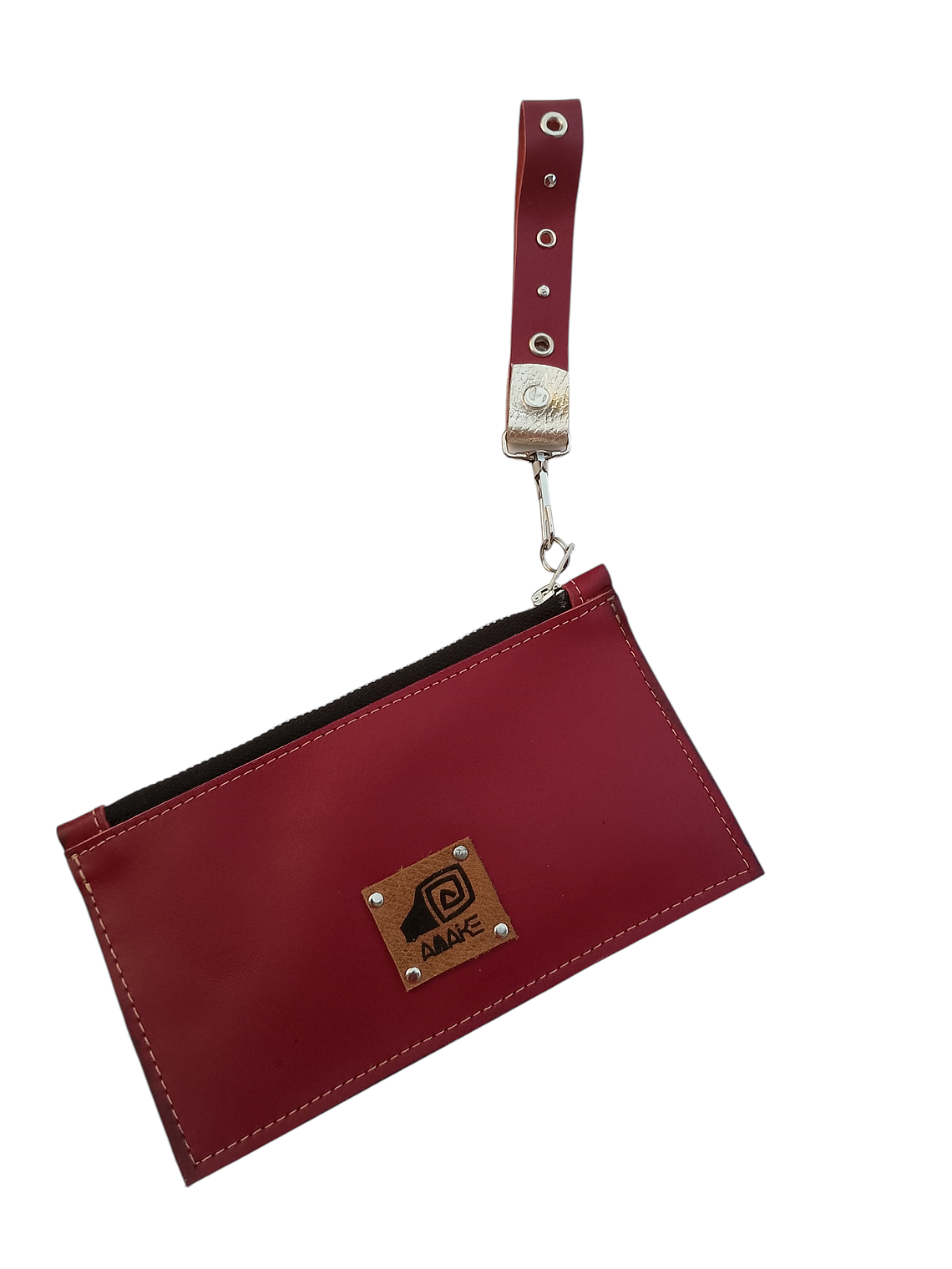 BILLETERA MUJER CUERO ROJO 1