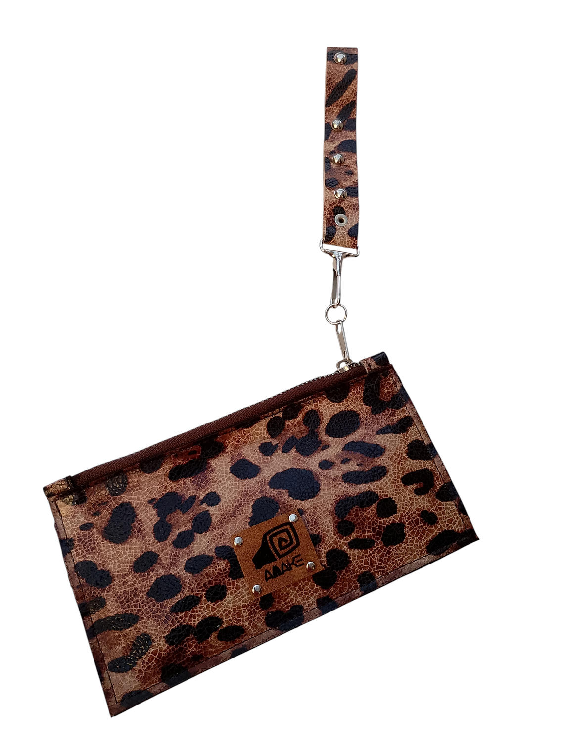 BILLETERA MUJER CUERO ANIMAL PRINT CHITA CAFE 1