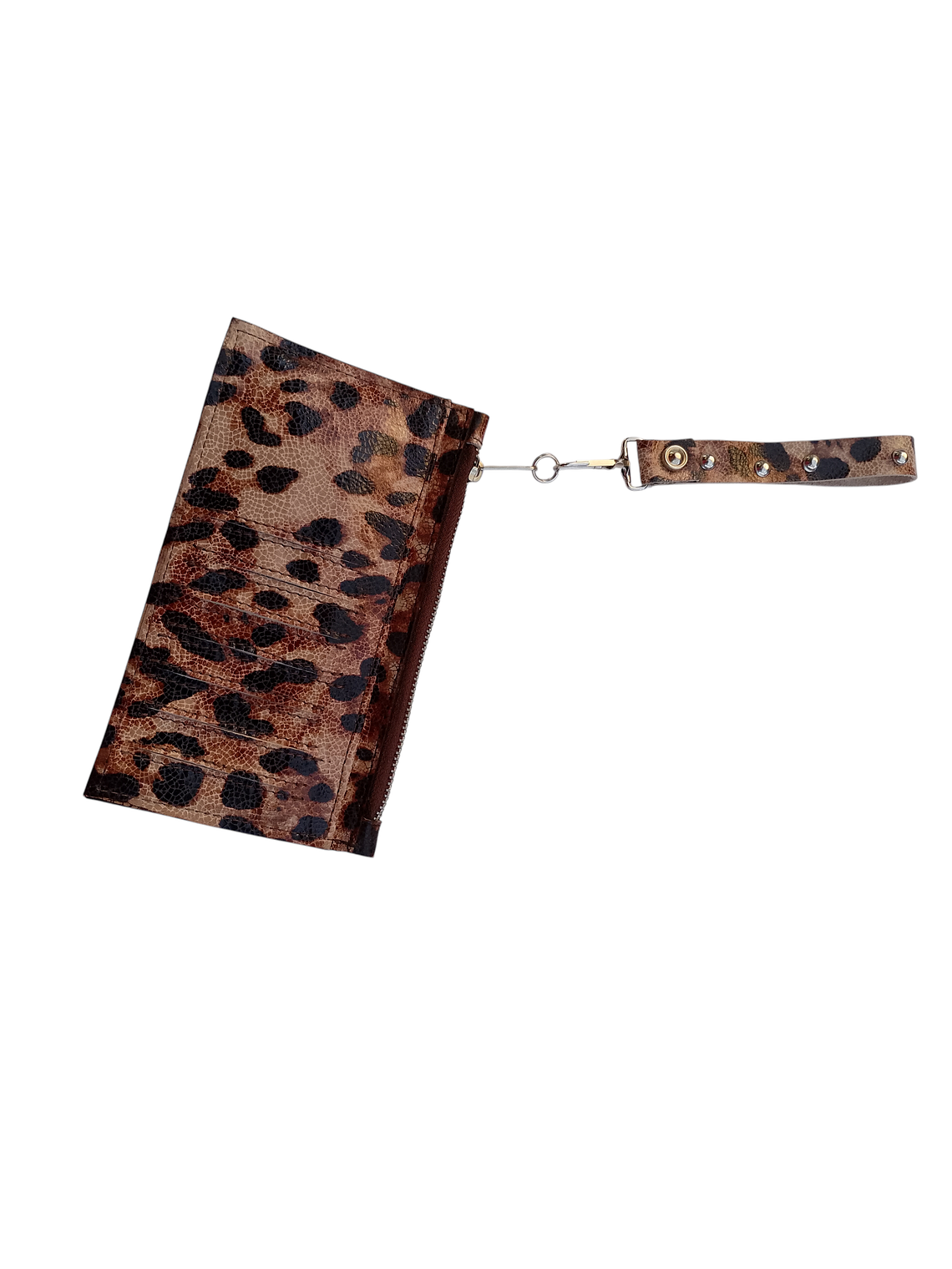 BILLETERA MUJER CUERO ANIMAL PRINT CHITA CAFE 2