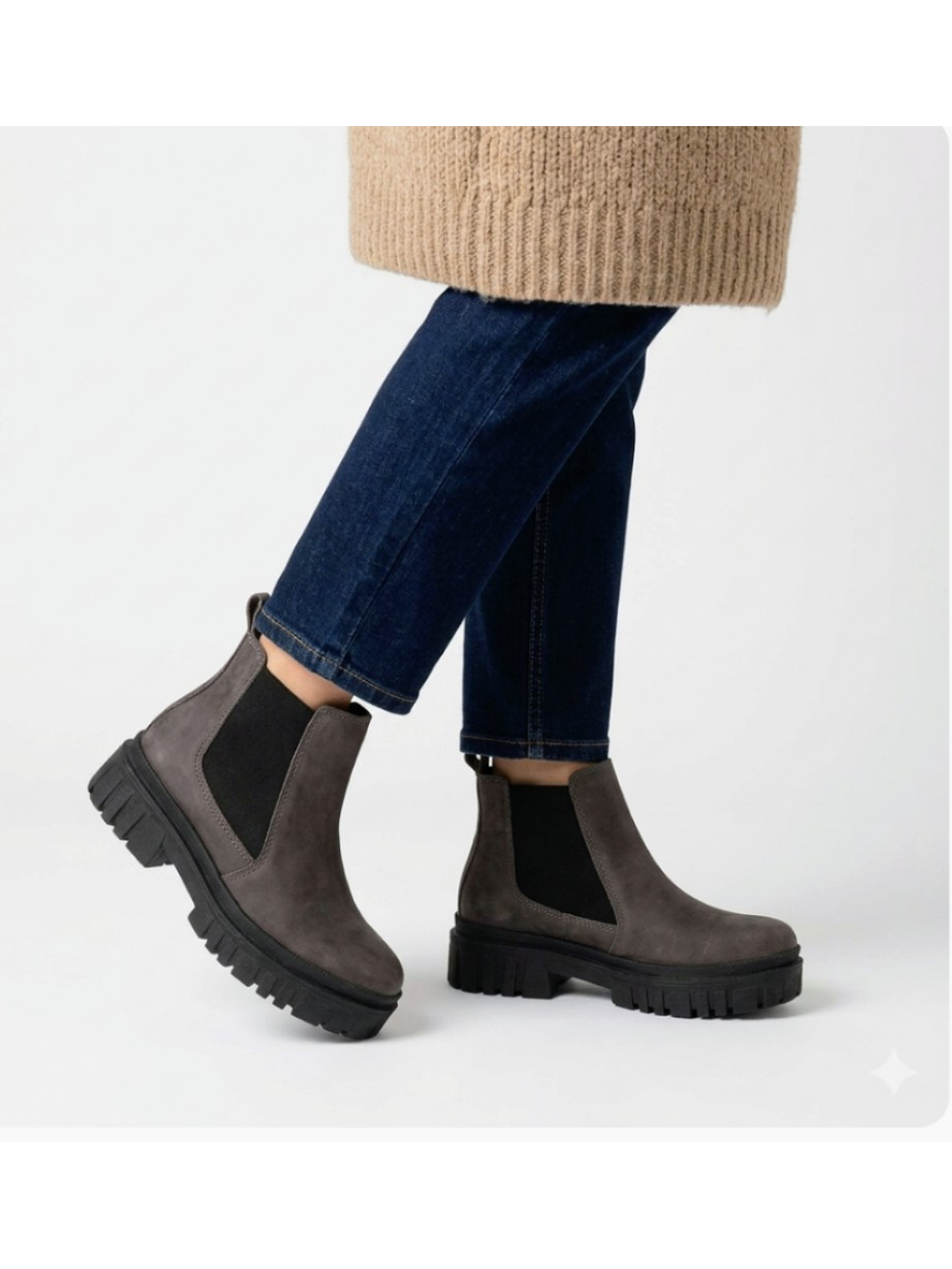 BOTIN CHELSEA TRUCK GRIS 2