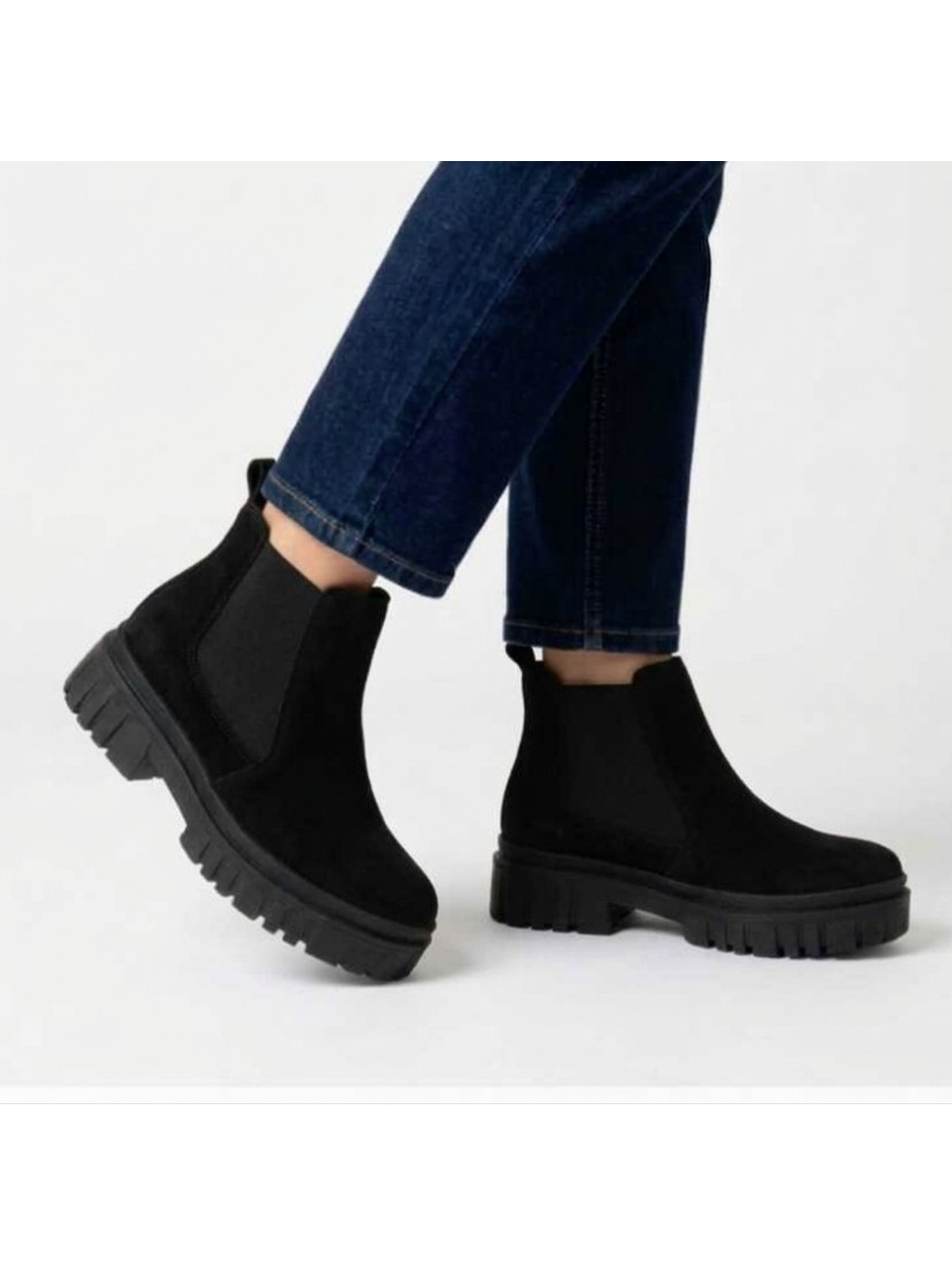 BOTIN CHELSEA TRUCK NEGRO RENO 1