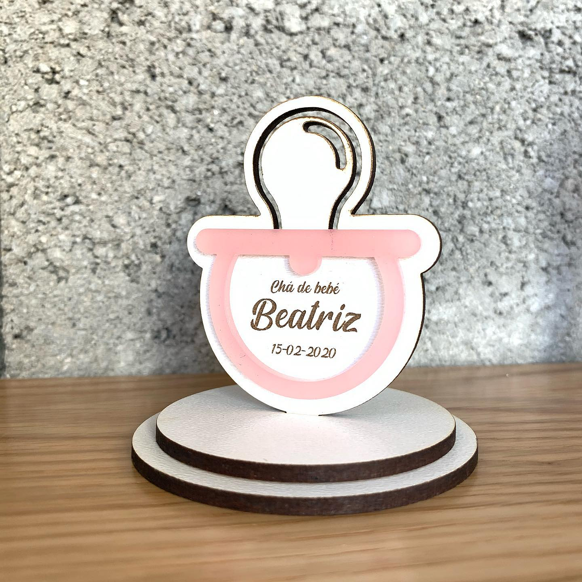 Chucha Personalizada para Batizado - Lembrança Especial 1